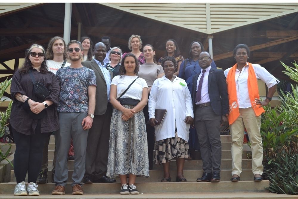 Members of the EU Parliamentary Forum for SRHR visit Kawala Health Centre IV to witness how the SafeBirth Africa project is strengthening maternal health through EU-supported training.
