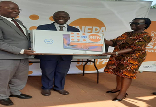 UNFPA boosts Uganda Bureau of Statistics with computers and accessories ahead of Uganda’s first digitized census exercise.
