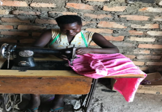 At the Empowerment and Livelihood for Adolescent (ELA) club, Kyosimire acquired tailoring skills. Photo Credit: BRAC Uganda