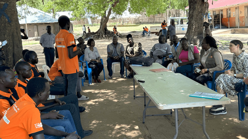 Young people share their experience of WAY programme with the team from UNFPA and Embassy of Denmark in Uganda