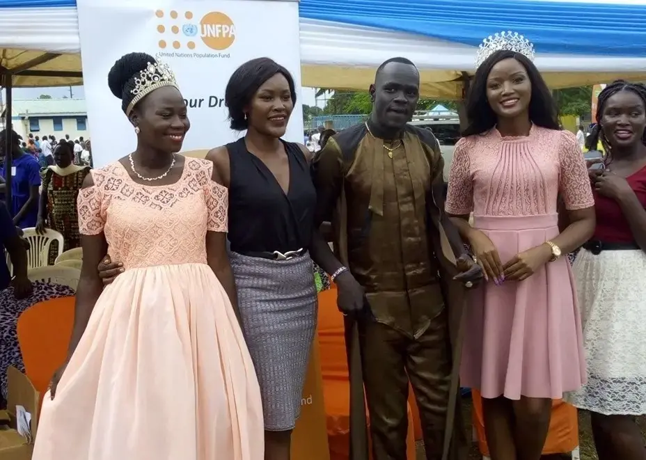 Celebrities, district leaders rally to inspire young people in Adjumani to stay in school 