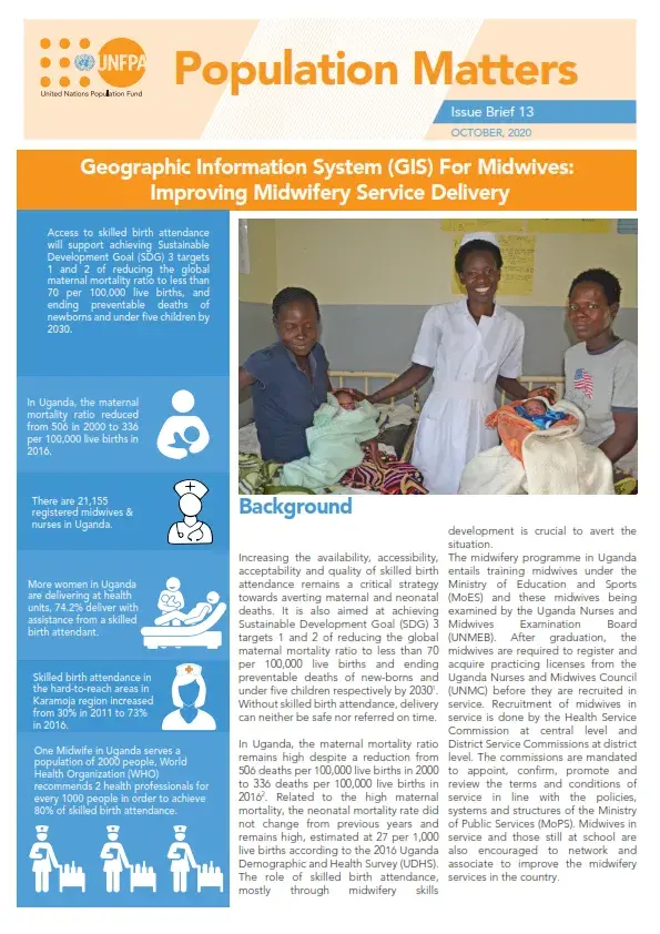 Geographic Information System (GIS) For Midwives: Improving Midwifery Service Delivery