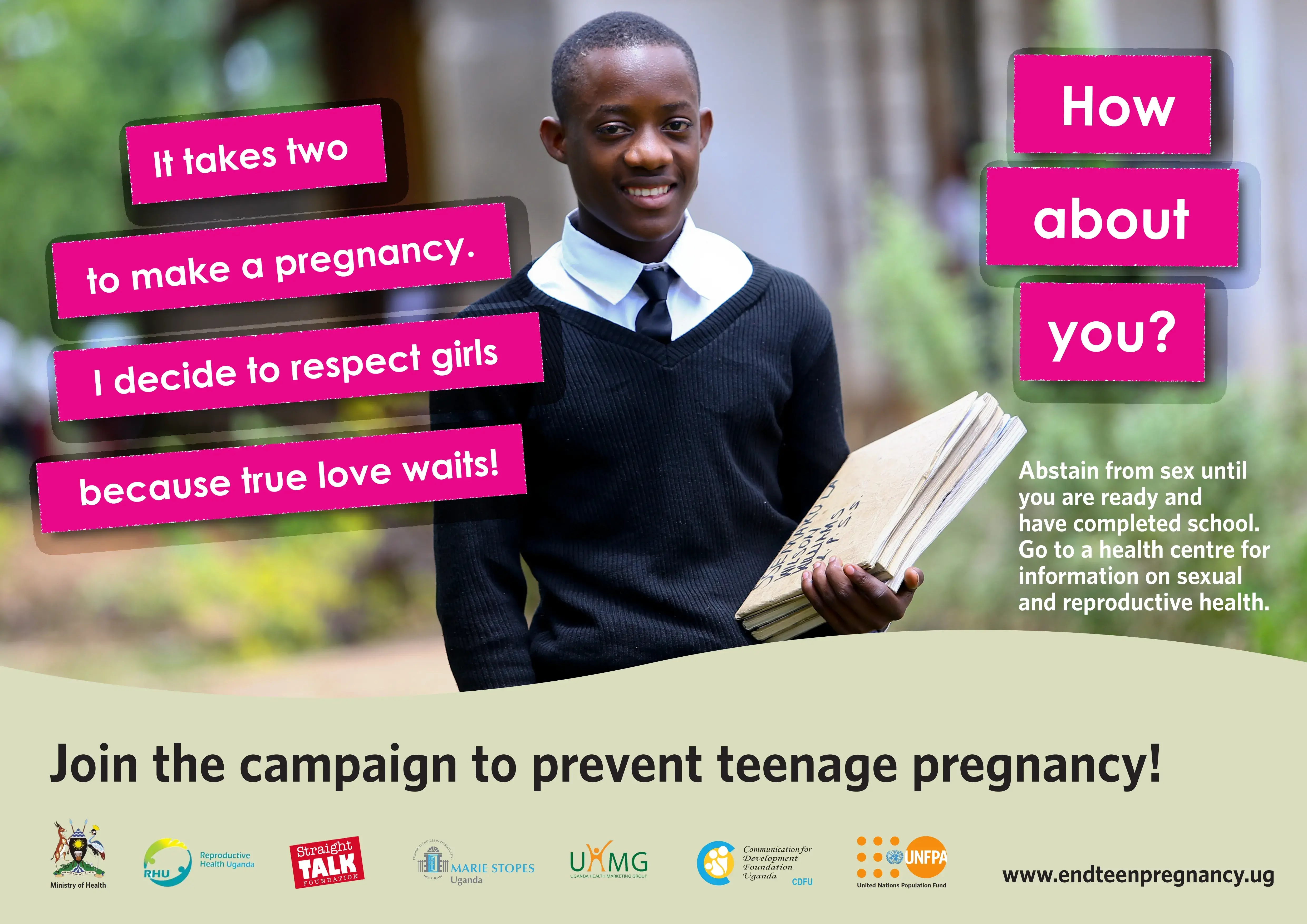 End Teenage Pregnancy Campaign Poster